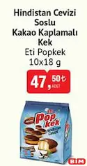 ETİ POPKEK KAKAO KAPLAMALI KEK 180 G fiyat ve kampanya bilgisi